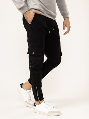CARGO PANTS Black / 46
