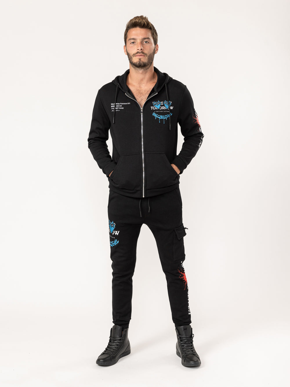 BASIC SET BOTTOM Black / XXL