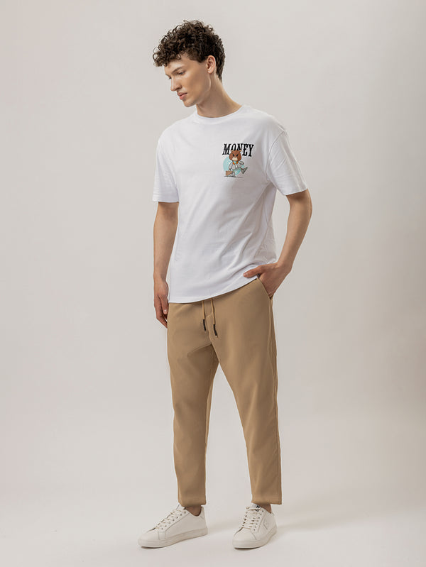 WOVEN PANTS Beige / 42