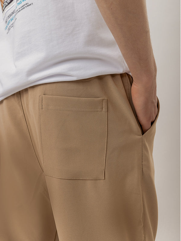 WOVEN PANTS Beige / 42