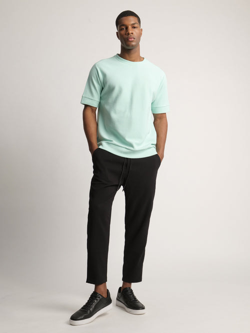 WOVEN PANTS Black / 42