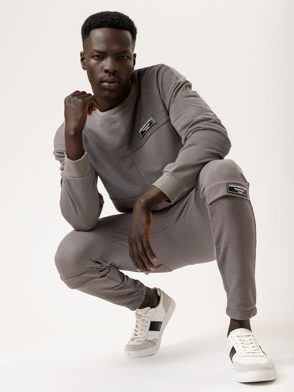 BASIC SET BOTTOM Dark Gray / XXS