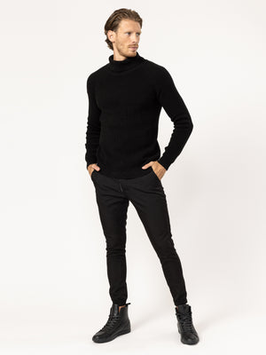 WOVEN PANTS Black / 46