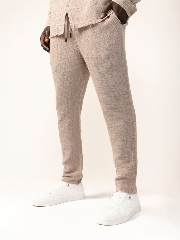 WOVEN PANTS Camel / 46