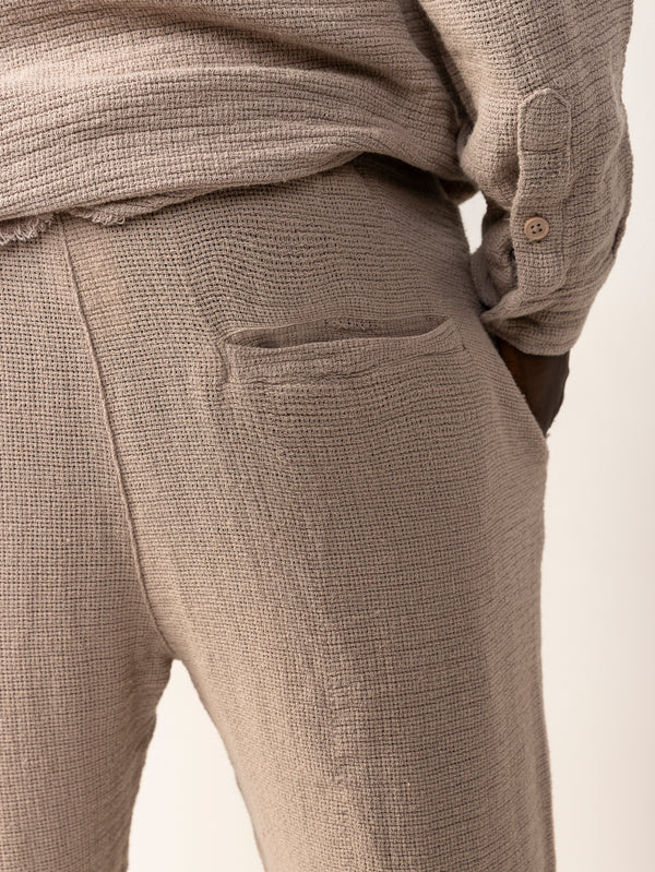 WOVEN PANTS Camel / 46