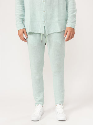 WOVEN PANTS Mint / 46