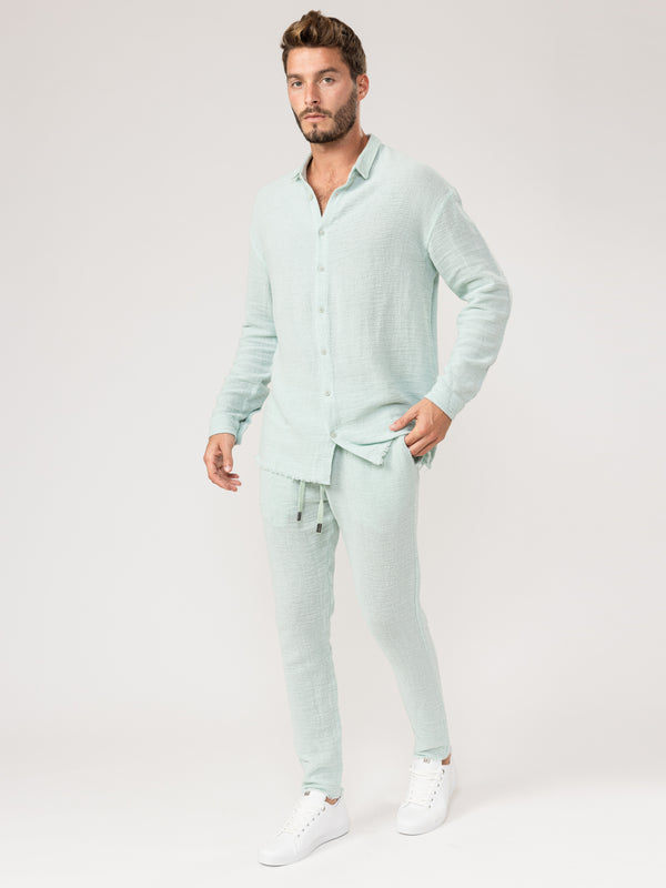 WOVEN PANTS Mint / 46