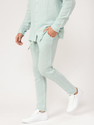 WOVEN PANTS Mint / 46