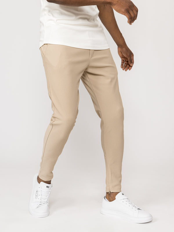 WOVEN PANTS Beige / 42