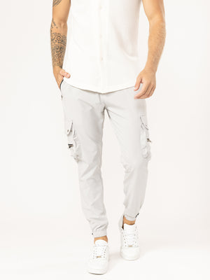 CARGO PANTS Light Gray / 46