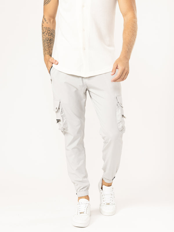 CARGO PANTS Light Gray / 46