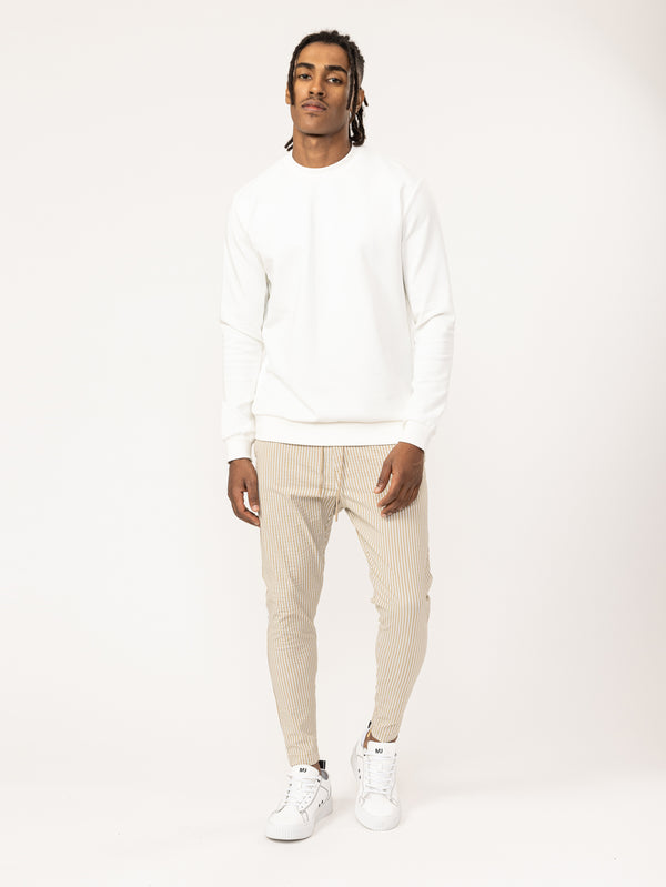 WOVEN PANTS Beige / 46