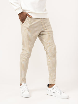 WOVEN PANTS Beige / 46