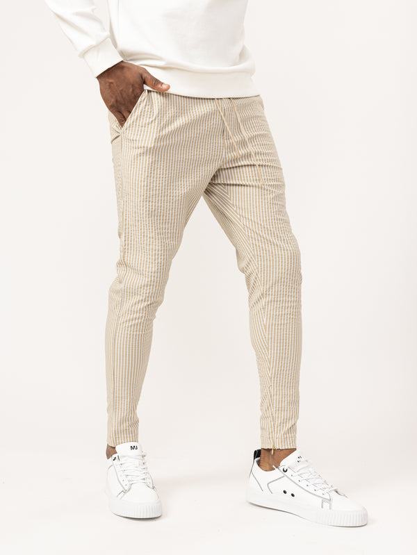 WOVEN PANTS Beige / 46
