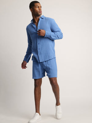 SET TOP RESORT Blue / XXS