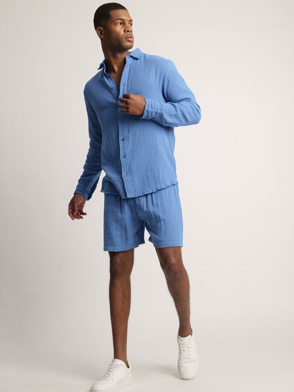 SET TOP RESORT Blue / XXS