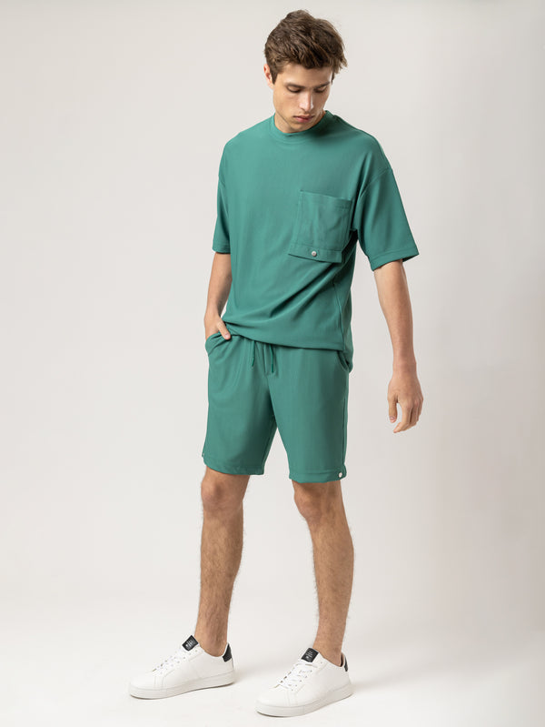 FASHION SET TOP Bottle Green / XXS