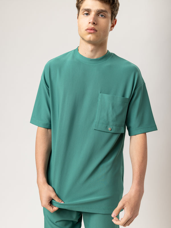 FASHION SET TOP Bottle Green / XXS
