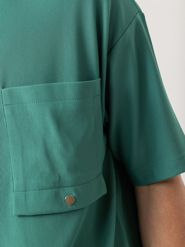 FASHION SET TOP Bottle Green / XXS