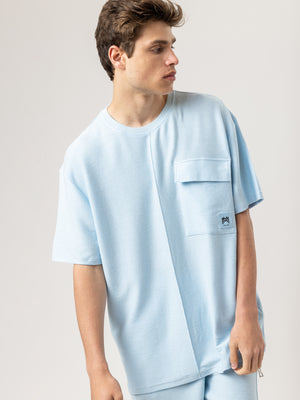 FASHION SET TOP Light-Blue / XXS