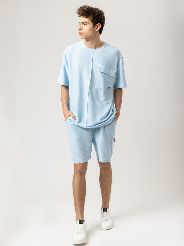 FASHION SET TOP Light-Blue / XXS