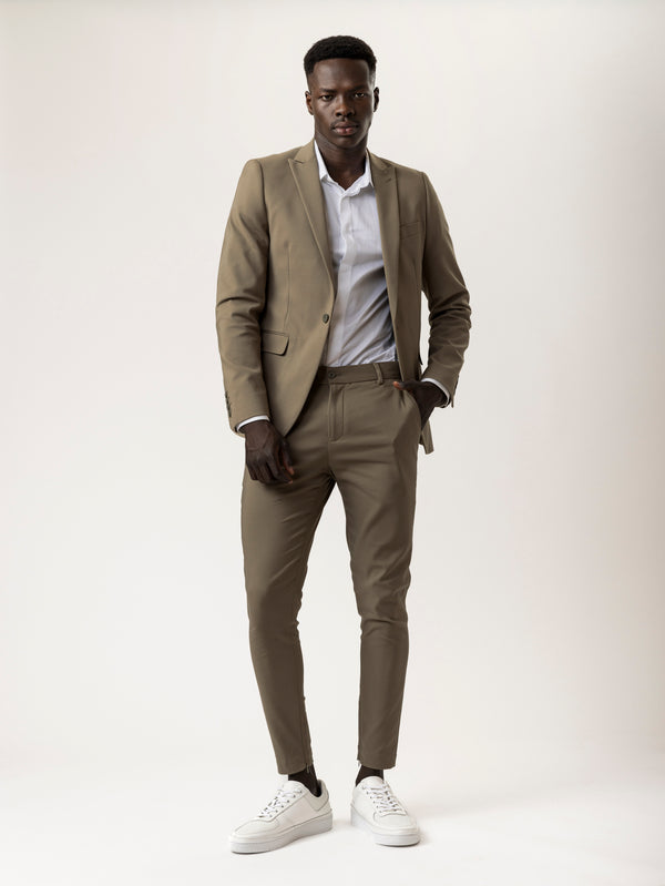 BASIC SUIT JACKET Khaki / XXS
