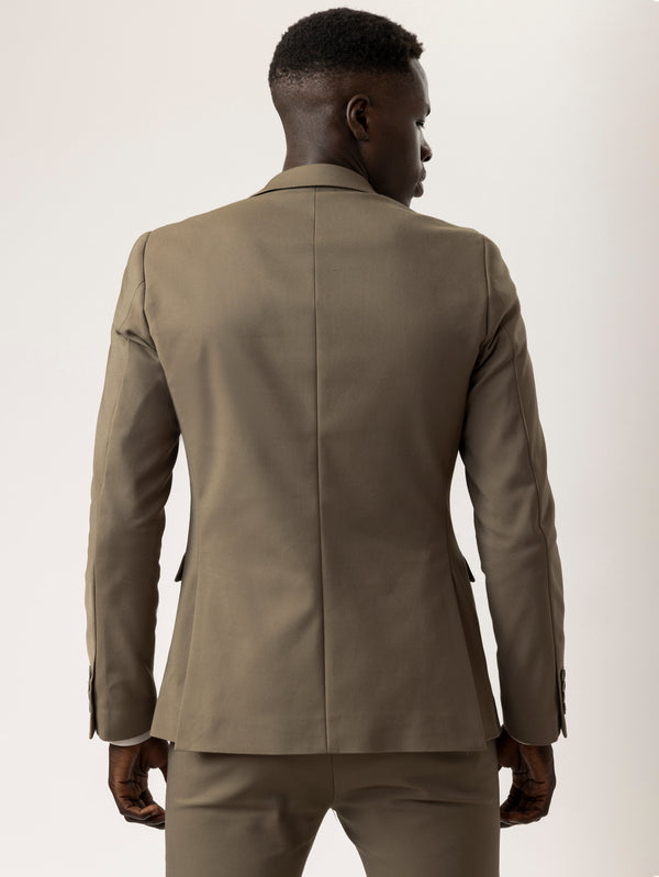 BASIC SUIT JACKET Khaki / XXS