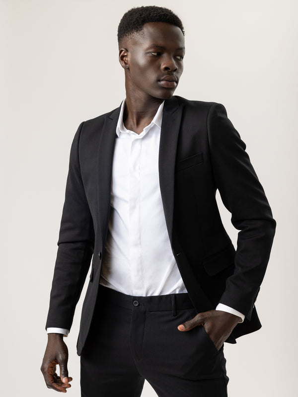 BASIC SUIT JACKET Black / XXS