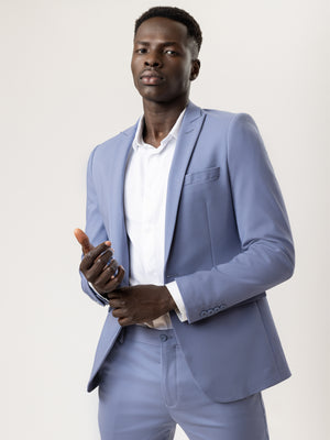 BASIC SUIT JACKET Light-Blue / XXS