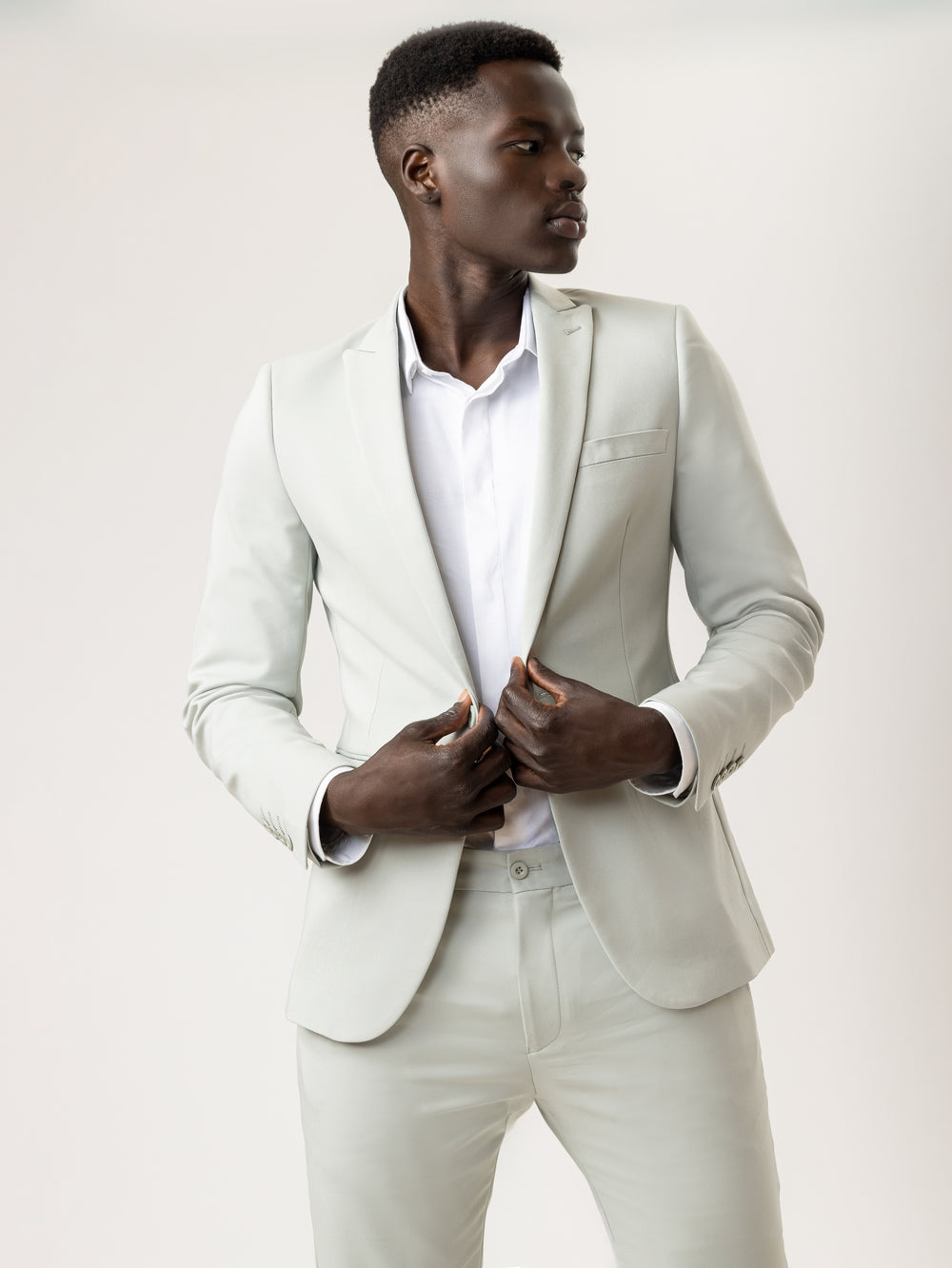 BASIC SUIT JACKET Khaki / XXS