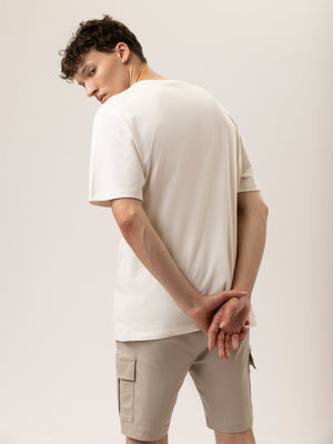 T-SHIRT OVER SIZE Cream / XXS