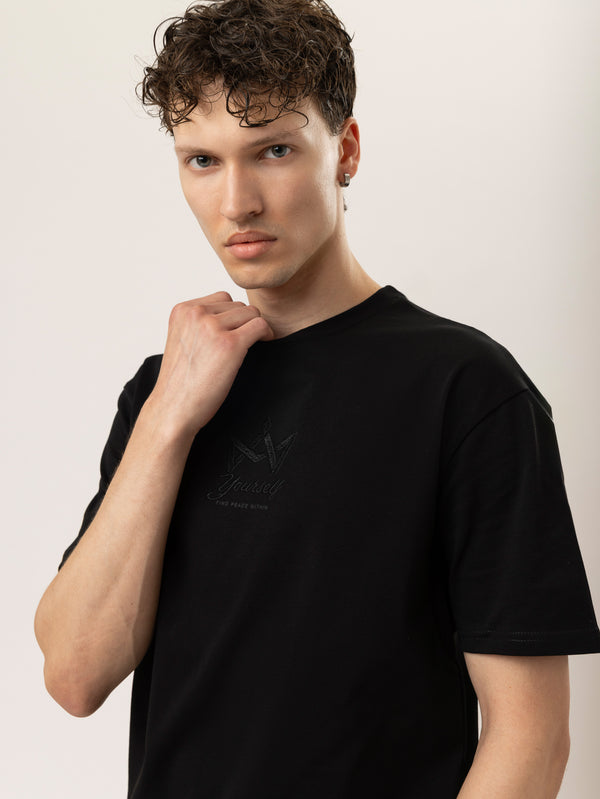 T-SHIRT OVER SIZE Black / XXS