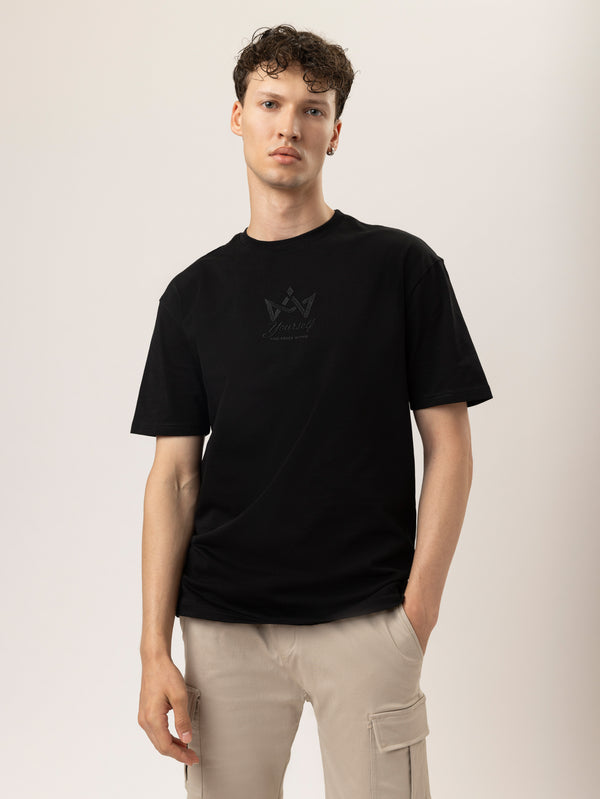 T-SHIRT OVER SIZE Black / XXS
