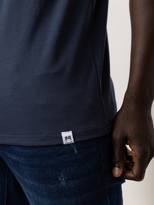 BASIC T Navy / XXS