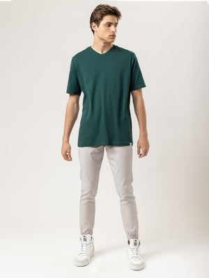 BASIC T Bottle Green / XXS