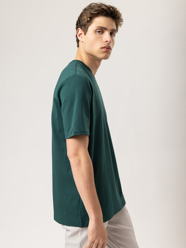 BASIC T Bottle Green / XXS