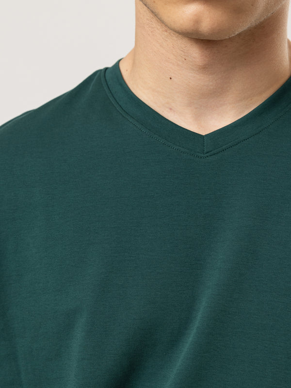 BASIC T Bottle Green / XXS