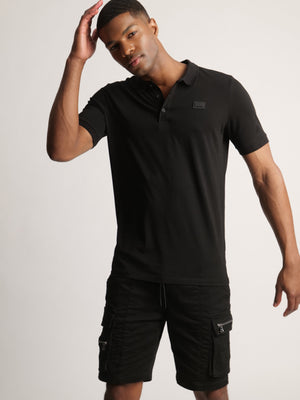 POLO SHIRT Black / XXS