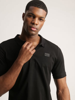 POLO SHIRT Black / XXS