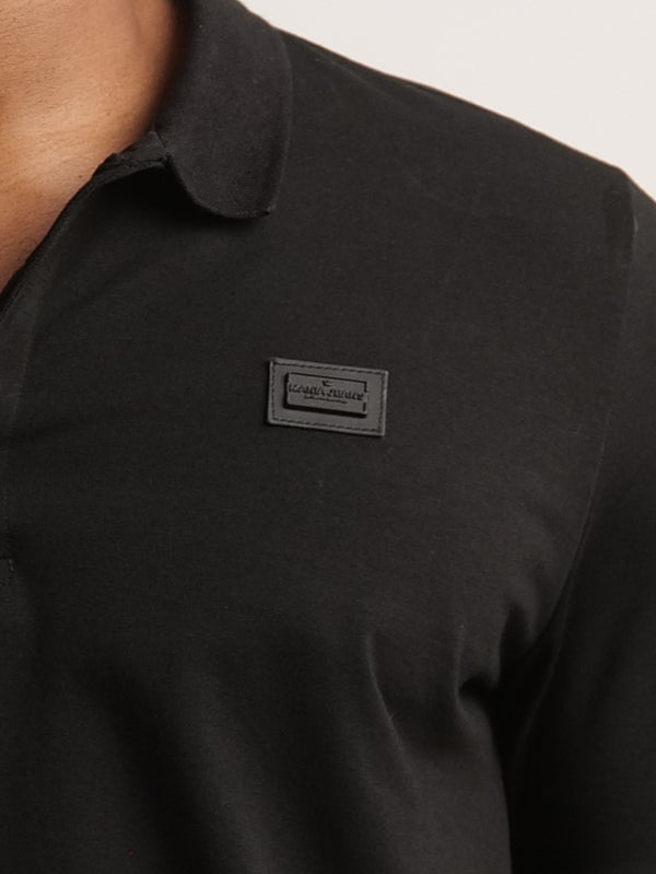 POLO SHIRT Black / XXS