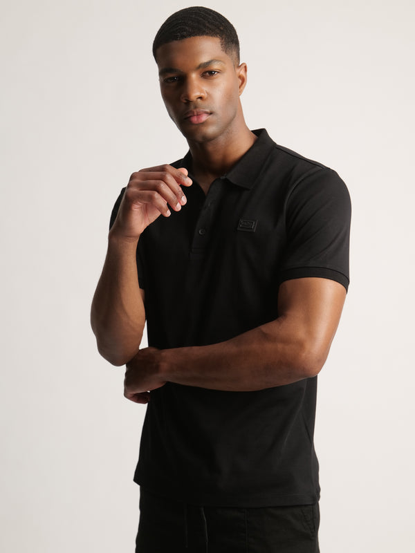 POLO SHIRT Black / XXS