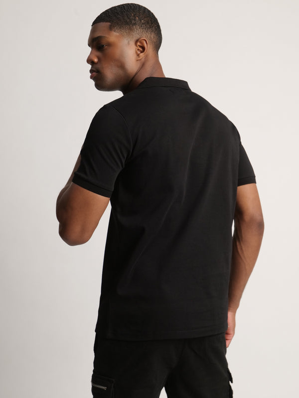 POLO SHIRT Black / XXS