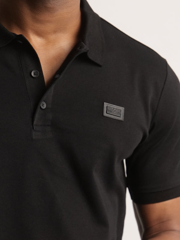 POLO SHIRT Black / XXS