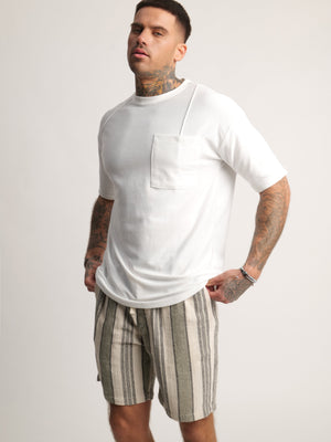 T-SHIRT OVER SIZE Cream / XXS