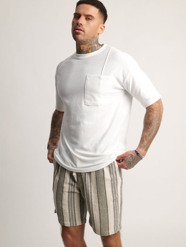 T-SHIRT OVER SIZE Cream / XXS