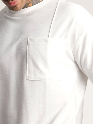 T-SHIRT OVER SIZE Cream / XXS