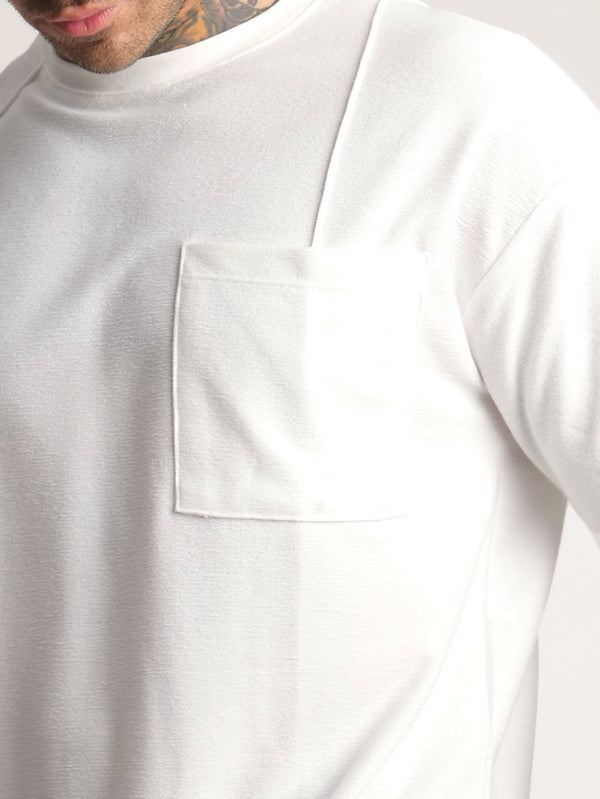 T-SHIRT OVER SIZE Cream / XXS