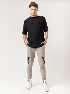 T-SHIRT OVER SIZE Black / XXS