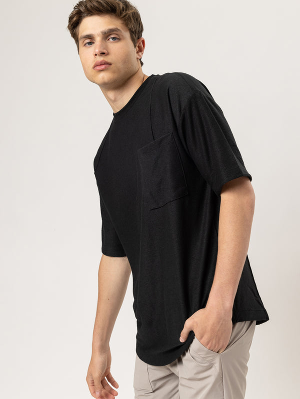 T-SHIRT OVER SIZE Black / XXS