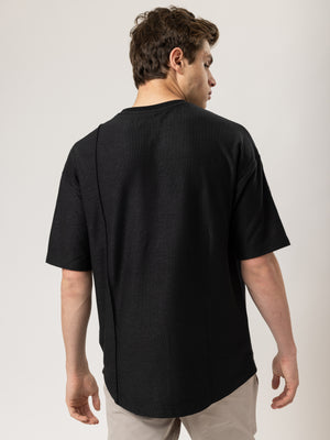 T-SHIRT OVER SIZE Black / XXS